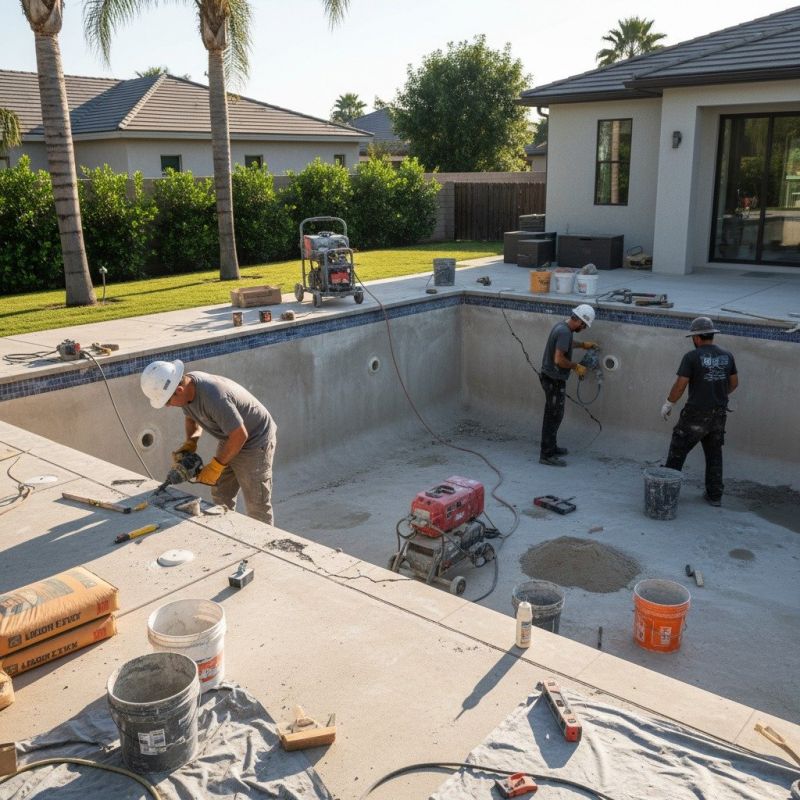 Pool Coping Repair Service detail